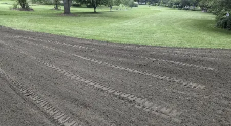 Custom landscape installation in Rockton, IL by Andrew Hermann Landscape Construction