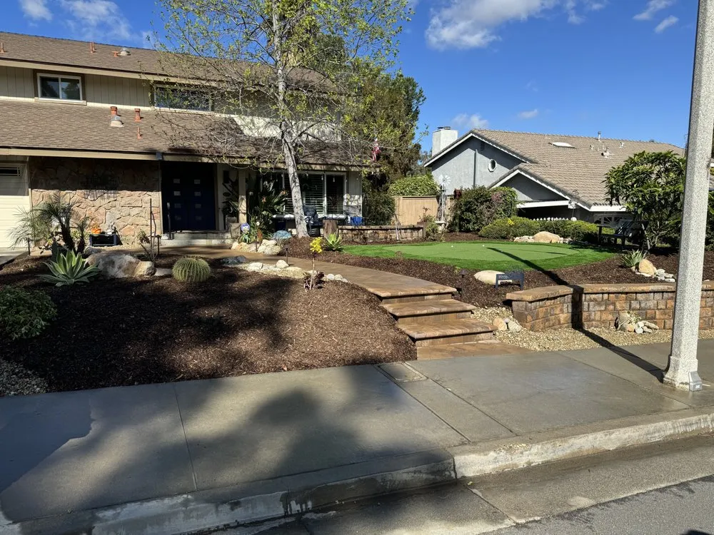 Affordable yard maintenance with custom design in Riverside, CA by Andrew Landscape Construction