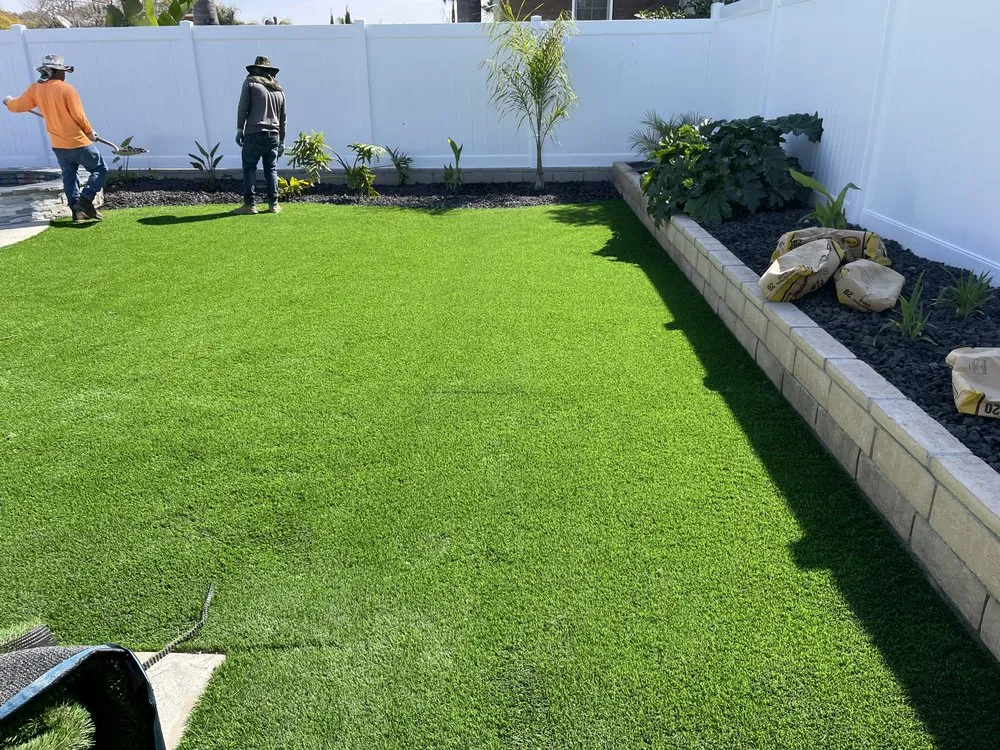 Professional lawn care service in Riverside, CA by Andrew Landscape Construction