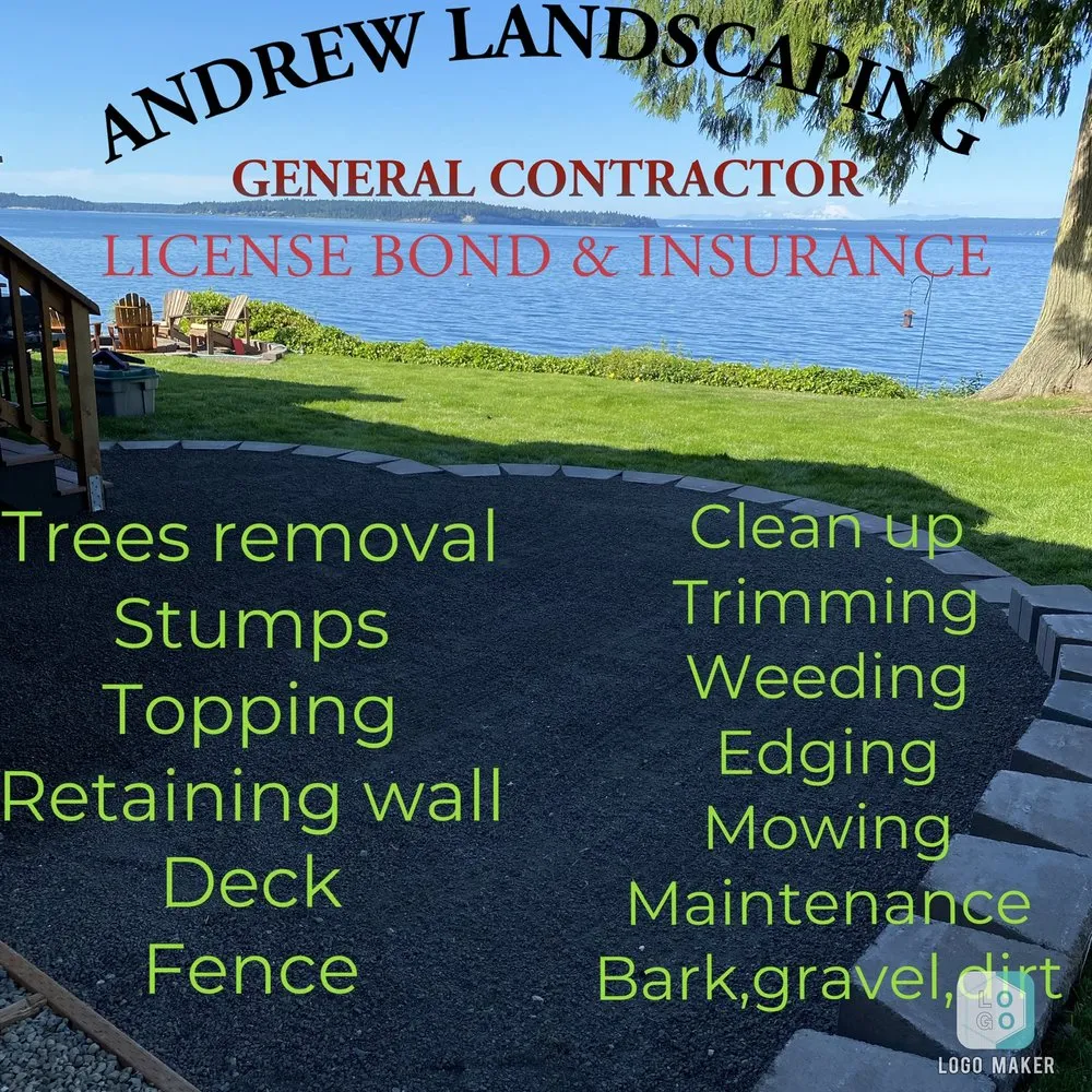 Local yard maintenance in Shelton, WA by Andrew Landscaping