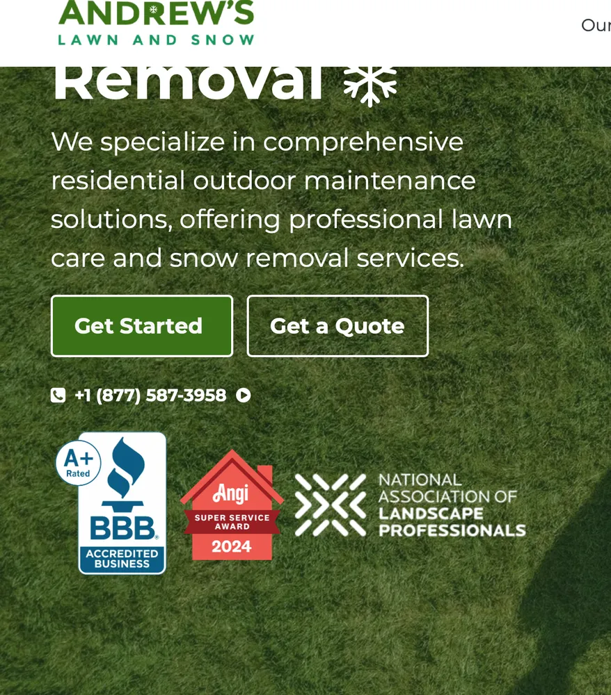 Professional outdoor landscaping in Oak Brook, IL - Andrew's Lawn and Snow