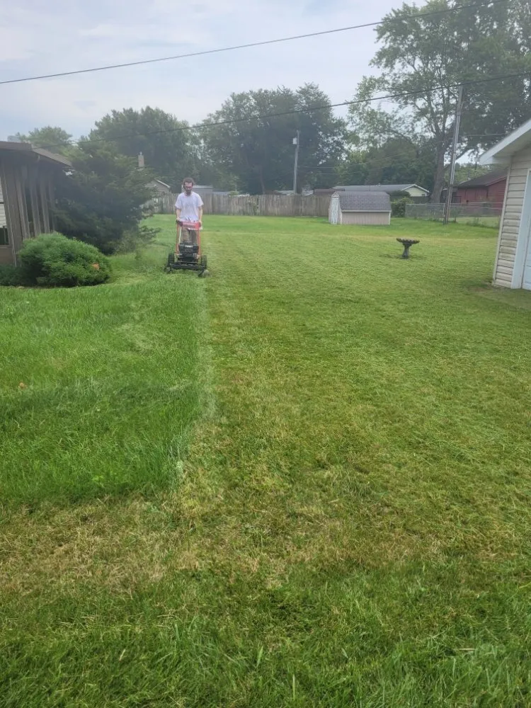 Trusted lawn mowing service with custom design across Kokomo, IN - Andrew's Mowing Landscaping and More