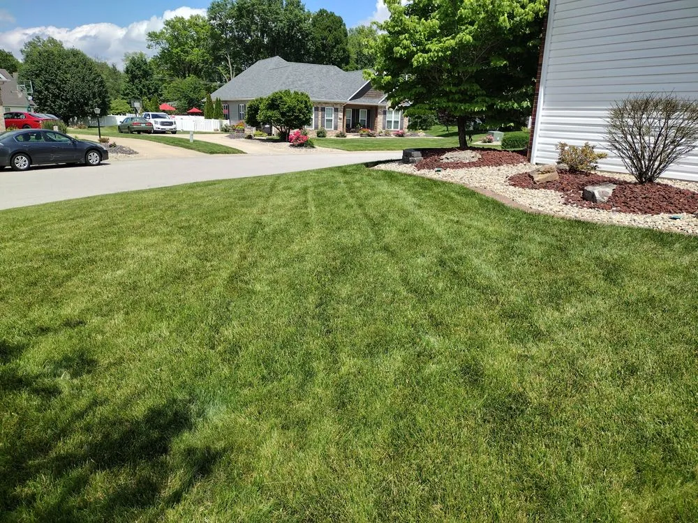 Professional landscaping services in Godfrey, IL by Andrews Total Lawncare
