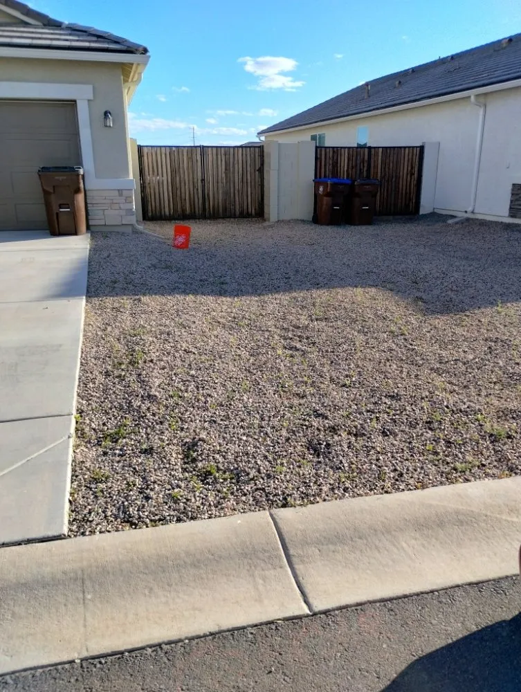 Affordable yard cleanup service with custom design in Florence, AZ by Andy Anderson's Landscaping