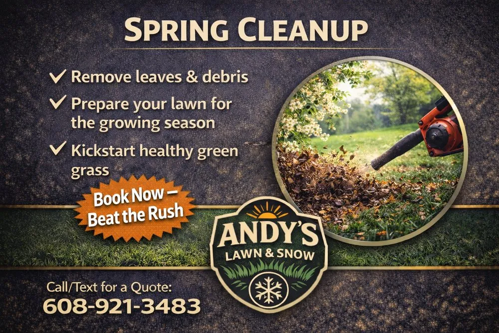 Professional residential landscaping with custom design in Janesville, WI by Andy's Lawn & Snow