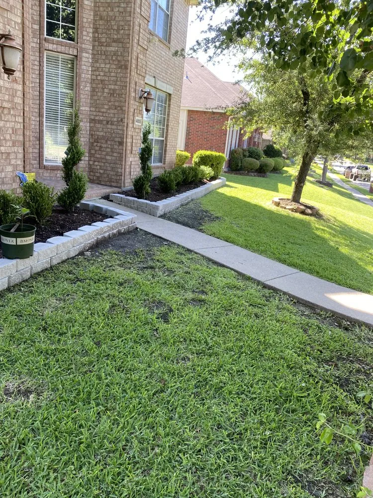 Custom landscaping services near you in Garland, TX by Andys Lawn Care and Landscape