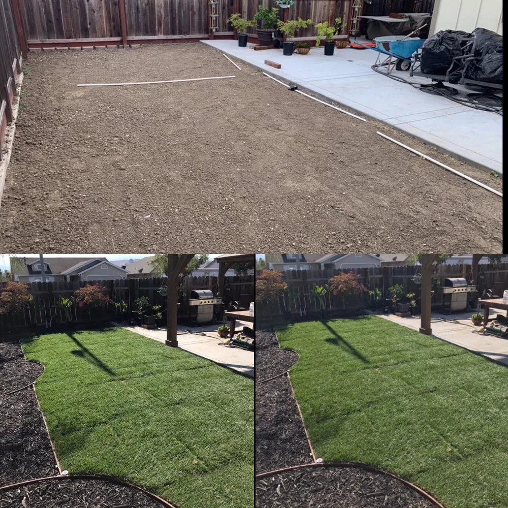 Professional residential landscaping with custom design in Hollister, CA by Andy's Lawn Maintenance