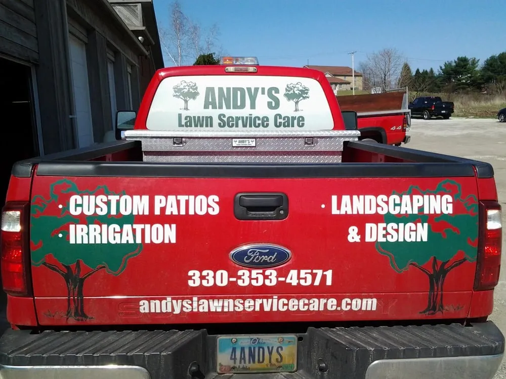 Custom landscape installation in Massillon, OH by Andy's Lawn Service Care
