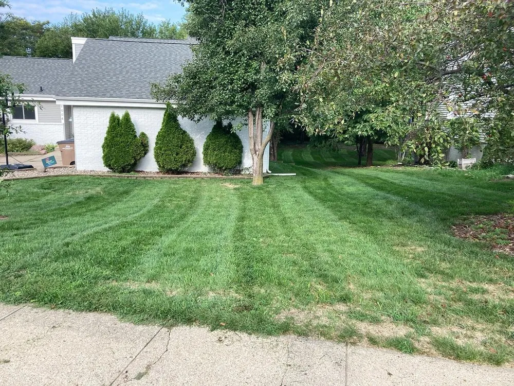 Professional landscaping services for homes in Dallas Center, IA by Andy's Neighborhood Lawncare