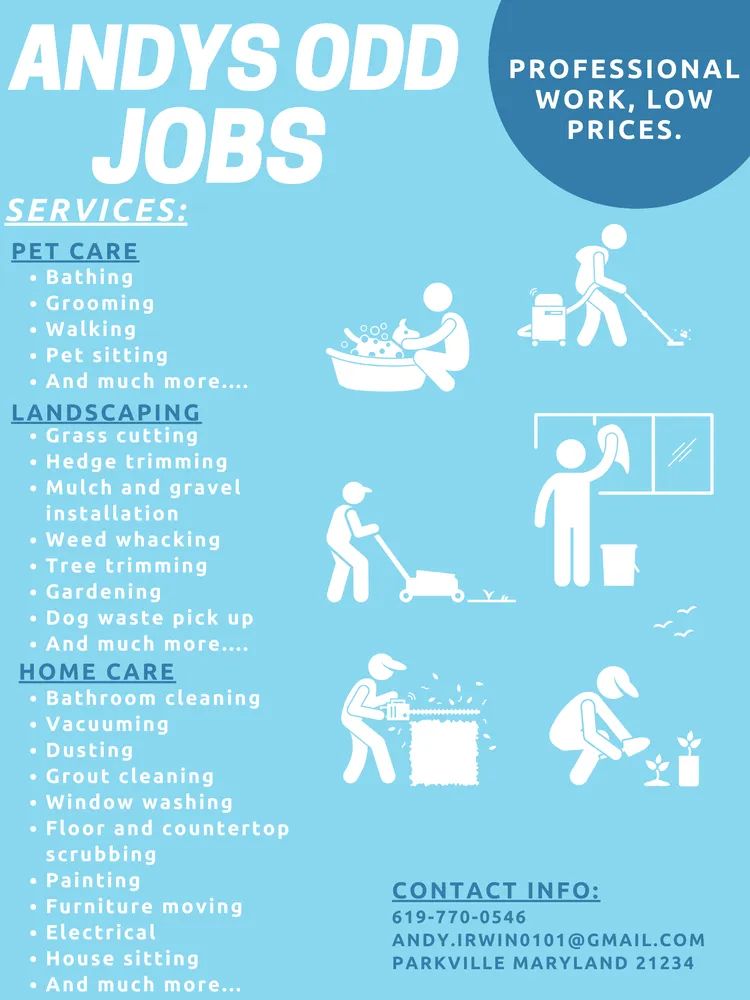 Custom landscape installation experts serving Parkville, MD - Andys Odd Jobs