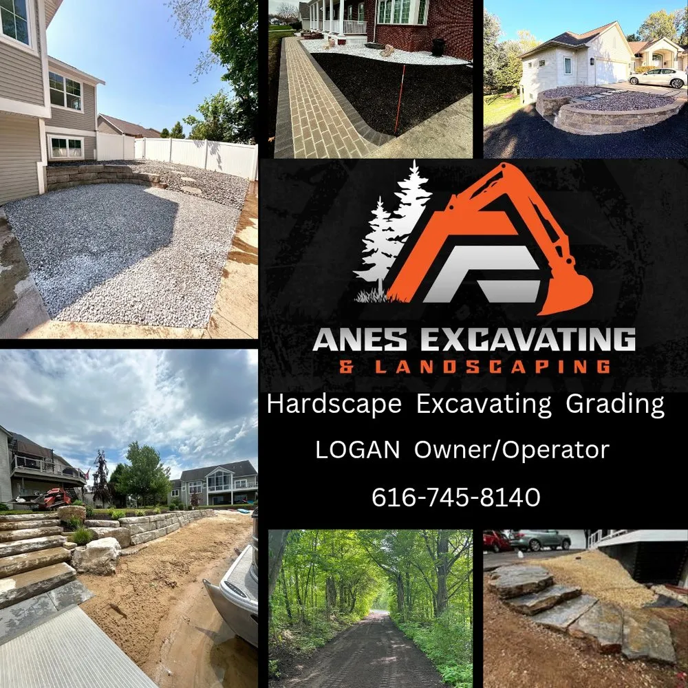 Expert yard cleanup service experts serving Hudsonville, MI - Anes Excavating & Landscaping