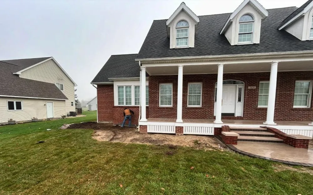 Custom landscaping services in Hudsonville, MI by Anes Excavating & Landscaping