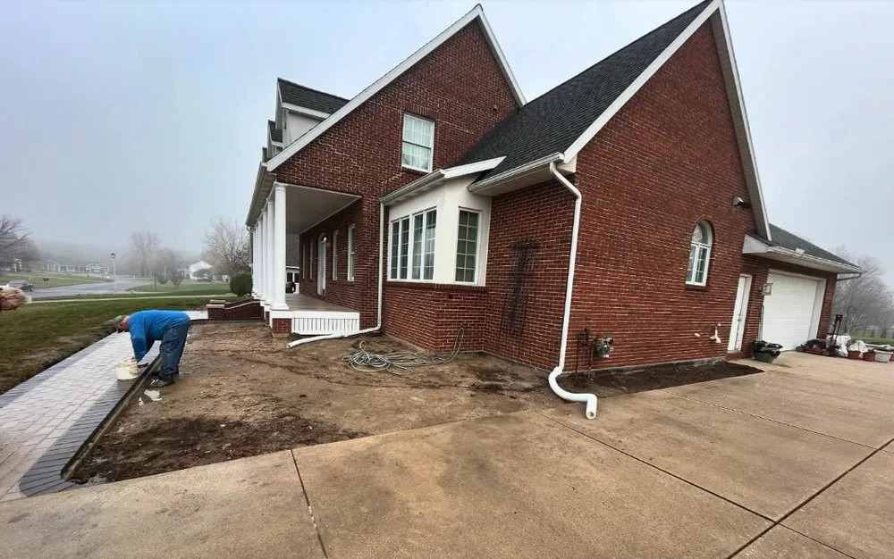 Professional landscape installation for beautiful yards in Hudsonville, MI by Anes Excavating & Landscaping