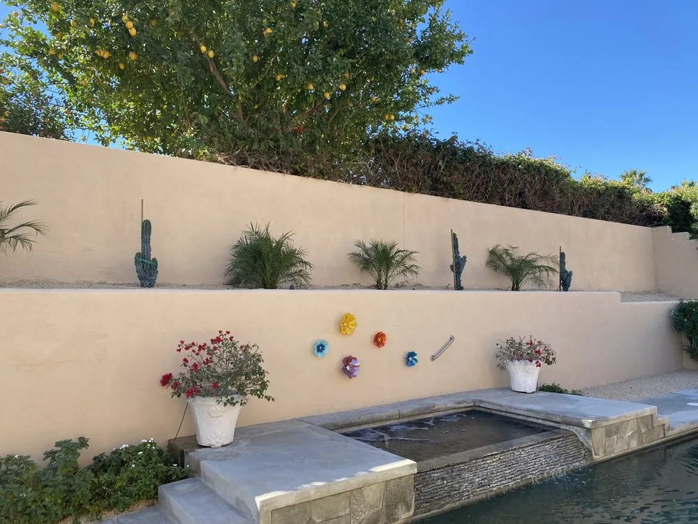 Custom garden landscaping near you in Thousand Palms, CA by Angel Herrera Landscaping