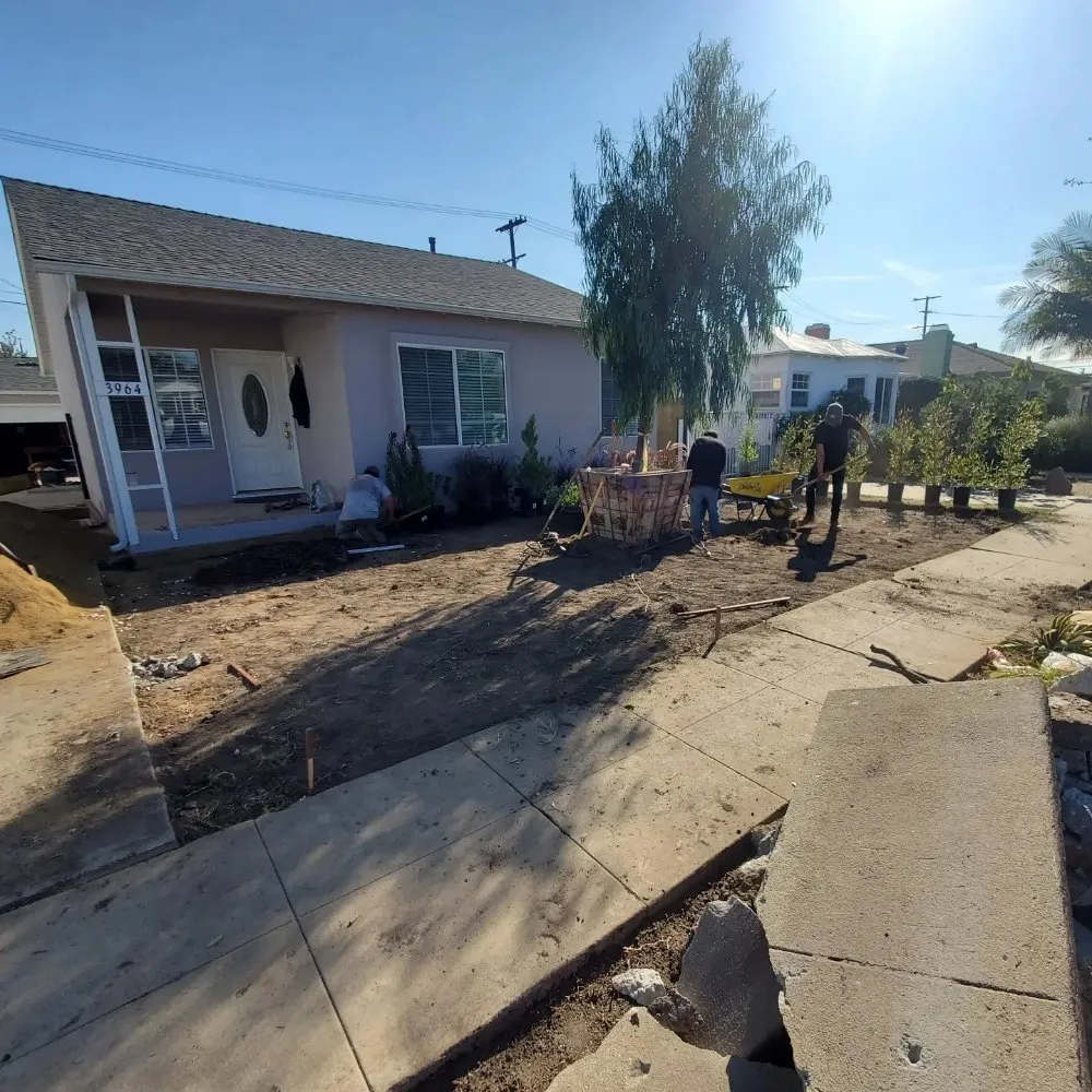 Affordable lawn care service with custom design across Compton, CA - Angel Landscape