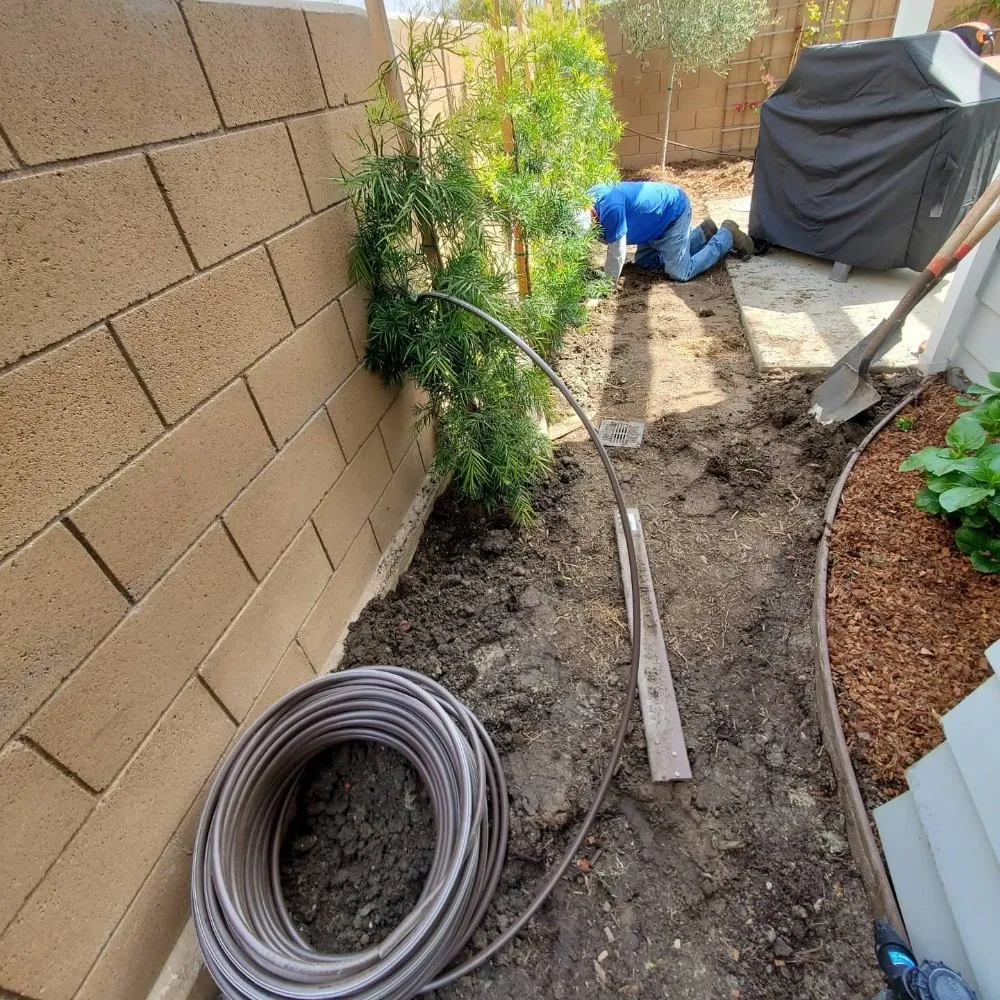 Local garden landscaping with custom design in Compton, CA by Angel Landscape