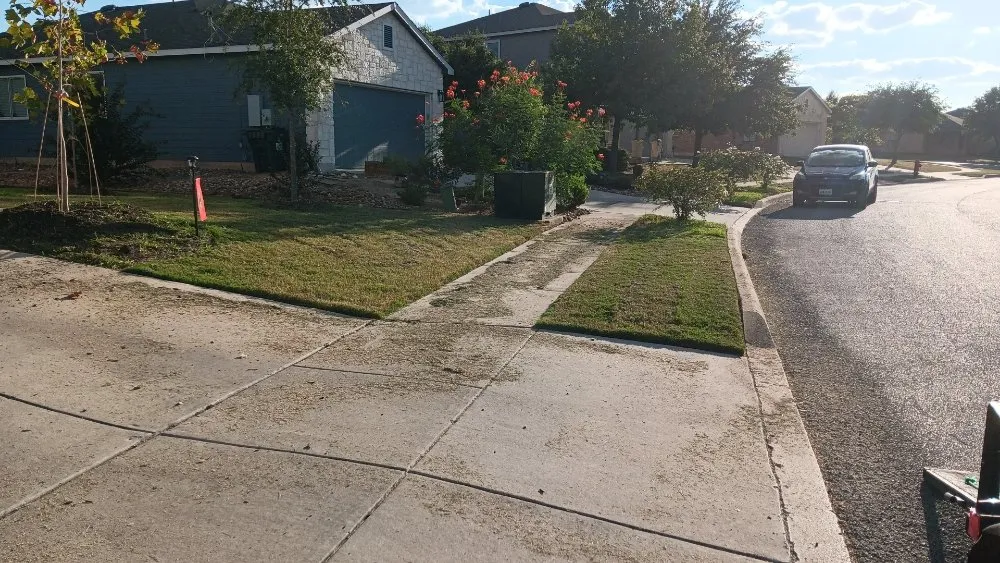 Custom landscape installation for homes in San Antonio, TX by Angel Landscaping