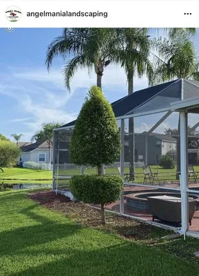 Angel Mania Landscaping Logo