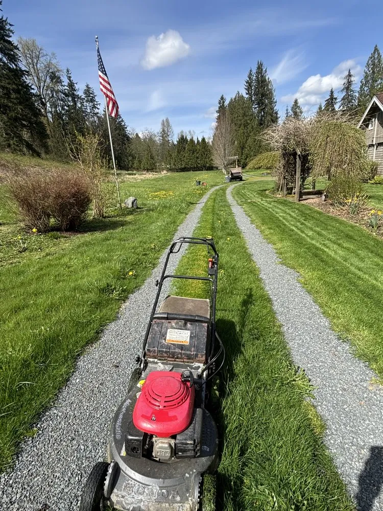 Trusted lawn mowing service for outdoor upgrades in Edmonds, WA by Angel Miguel's landscaping maintenance service