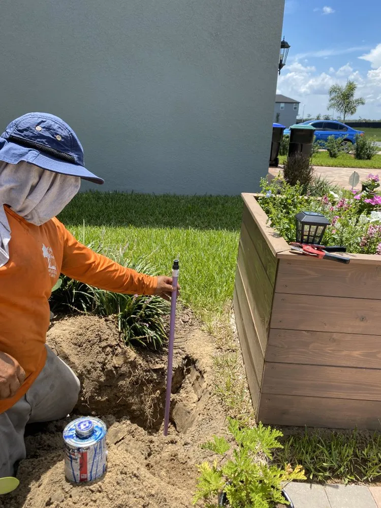 Local outdoor landscaping with custom design in Apopka, FL by AngelGreen Outdoors