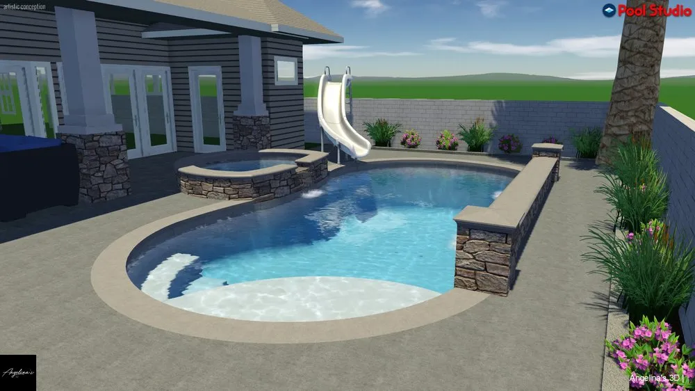 Affordable garden landscaping in Eastvale, CA - Angelina's 3D