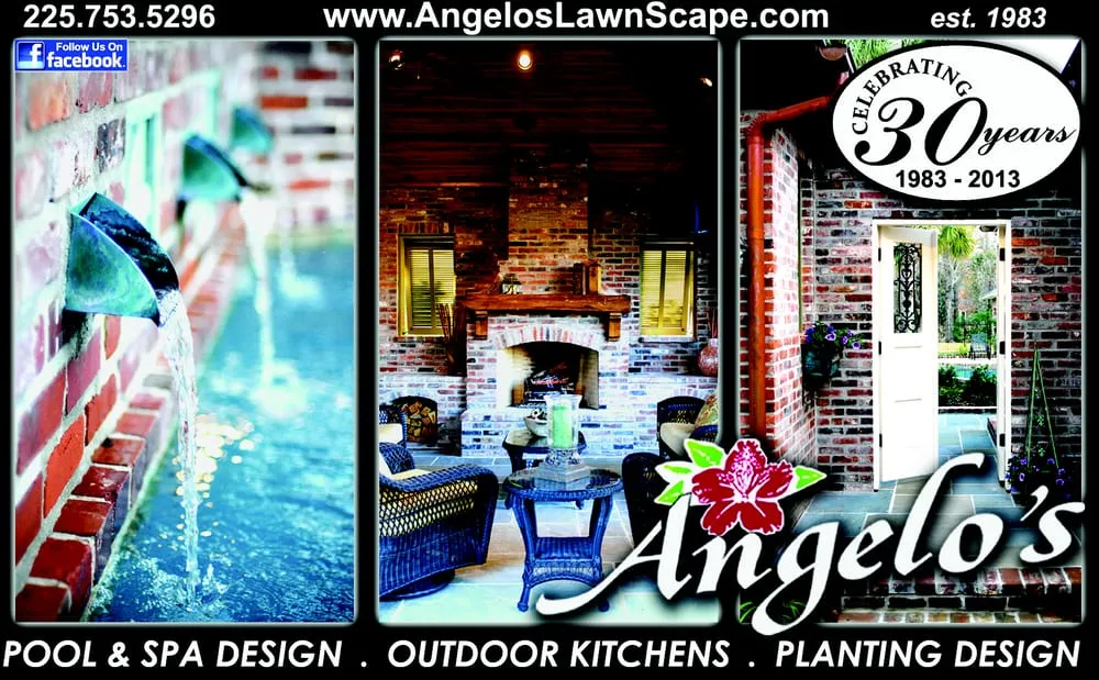 Professional residential landscaping in Baton Rouge, LA by Angelo's Landscape Group