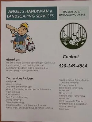 Angel's Handyman and Landscaping services Logo