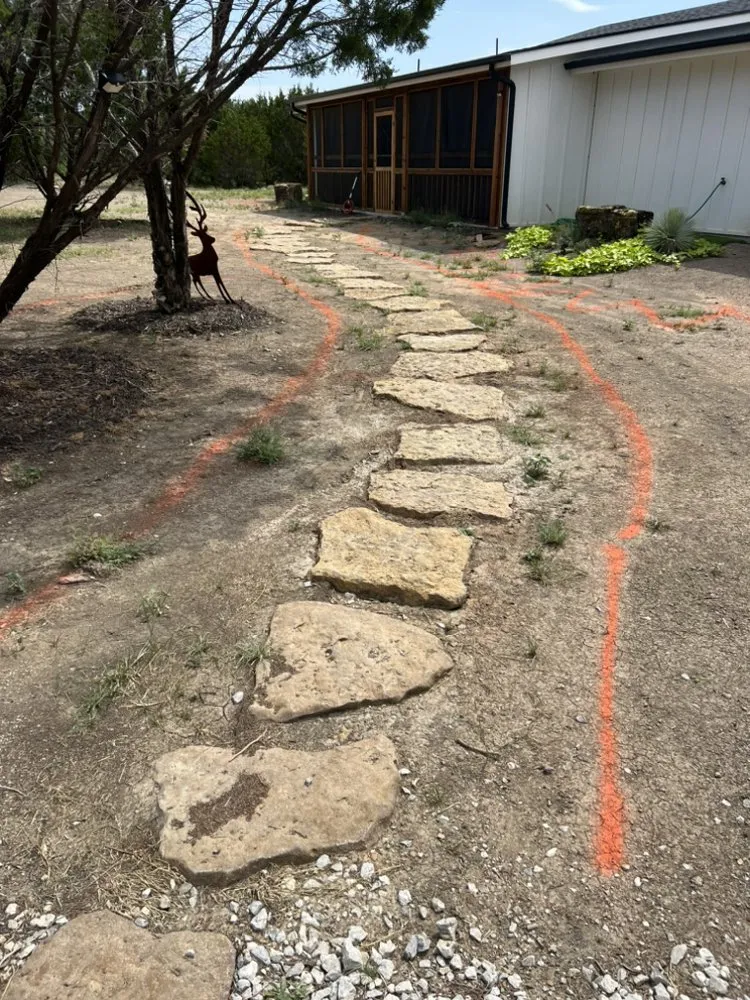 Local landscaping services with custom design in Joshua, TX by Angels Landscaping and Construction