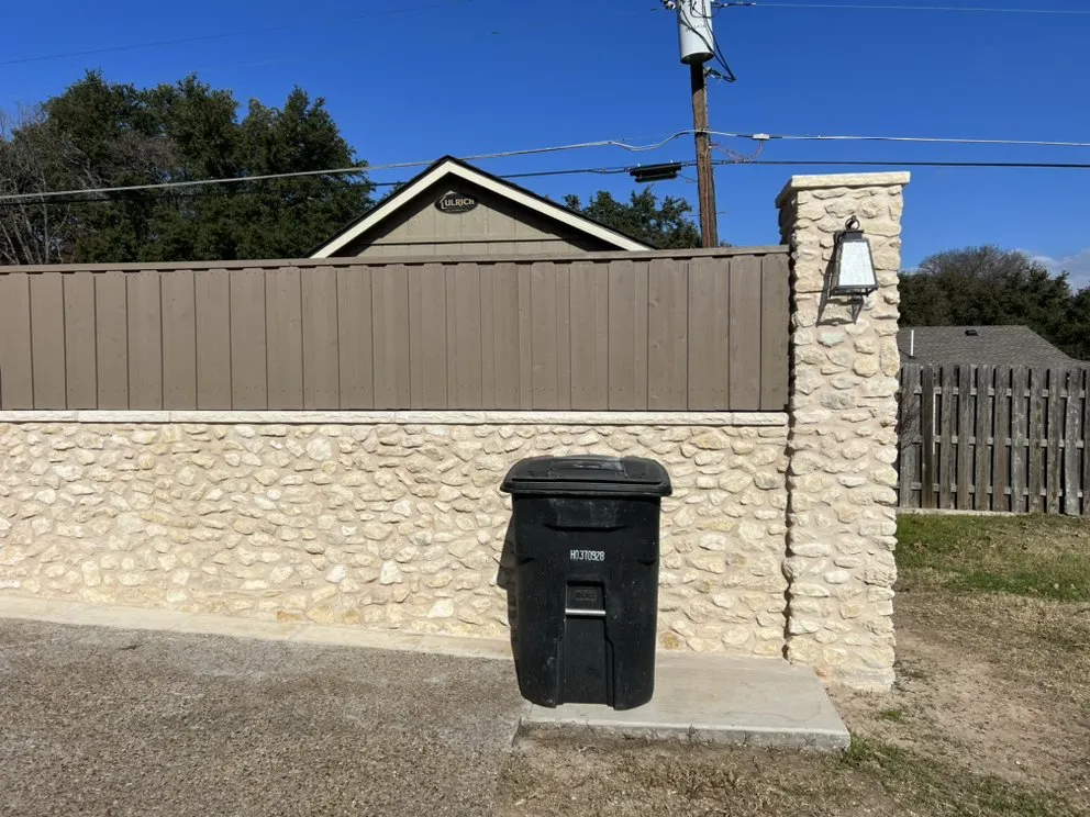 Custom residential landscaping in Joshua, TX by Angels Landscaping and Construction