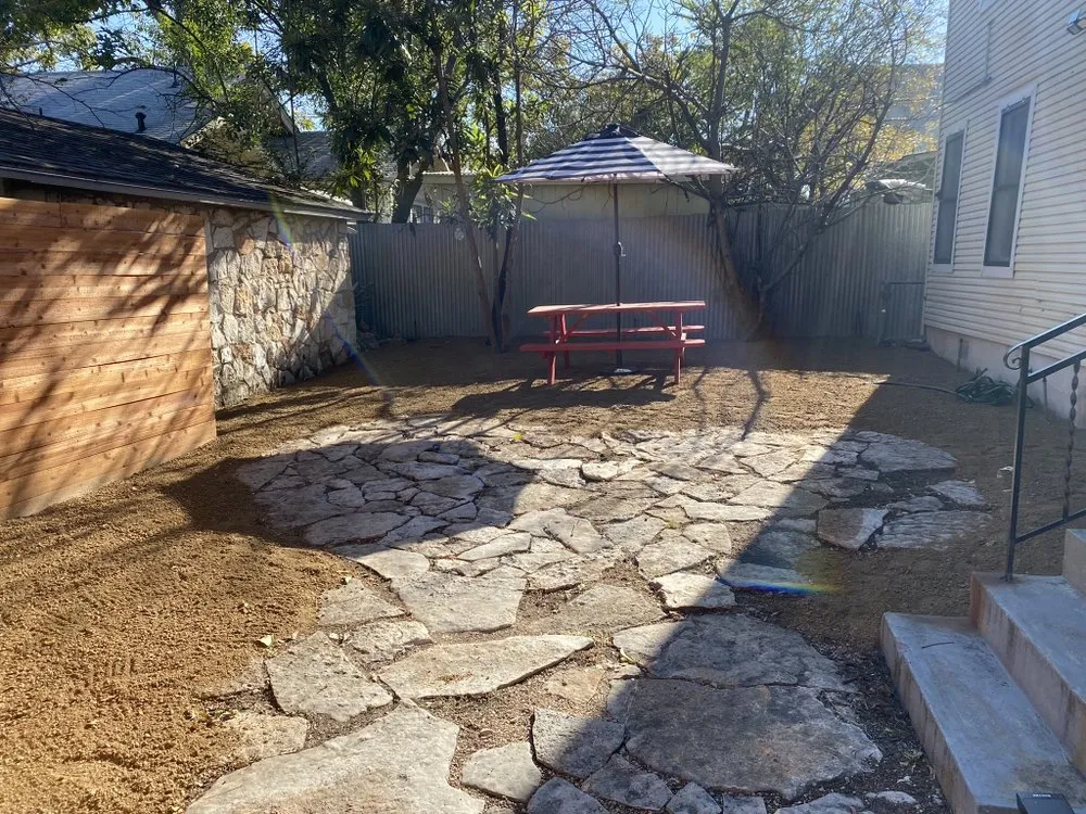 Professional yard maintenance in Cedar Creek, TX by Angel's Landscaping