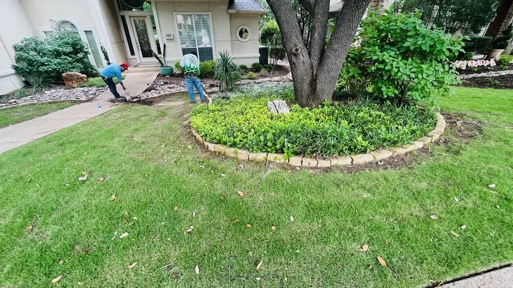 Local garden landscaping for homes in Sachse, TX by Angel's Landscaping Service