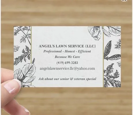Angel's Lawn Service Logo