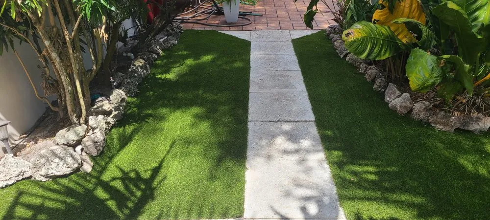 Local outdoor landscaping for year-round maintenance in Wilton Manors, FL by Angler Lawn & Landscape