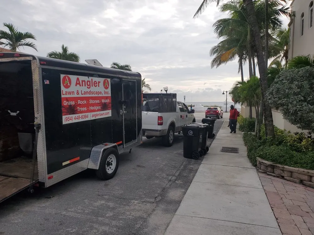 Affordable yard maintenance for homes in Wilton Manors, FL by Angler Lawn & Landscape