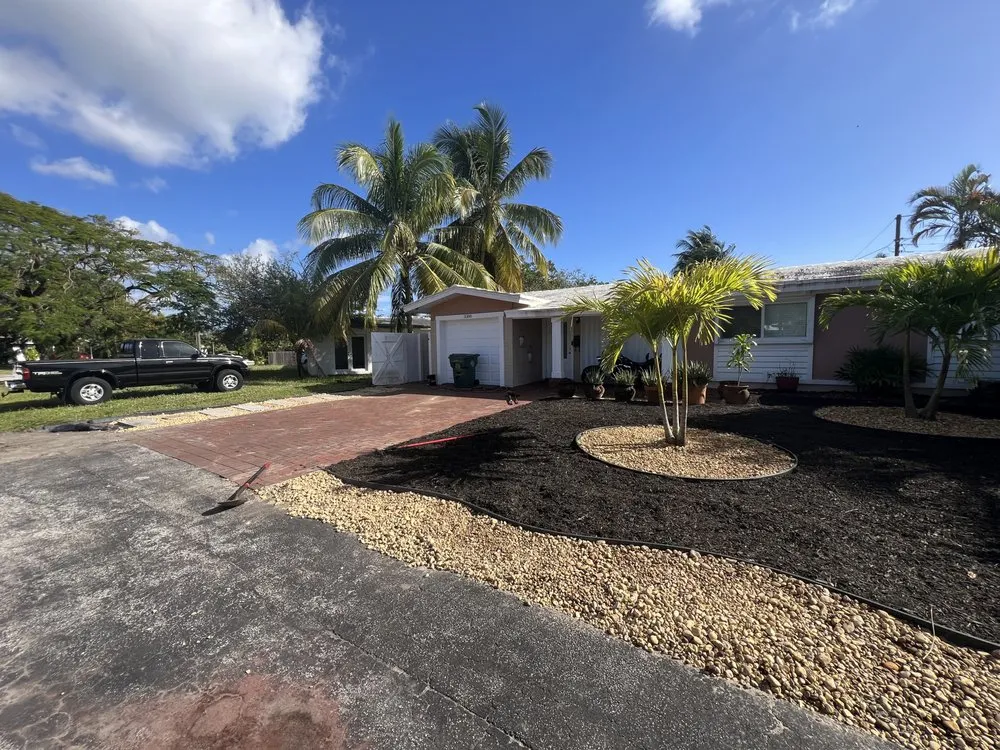 Top-rated landscape installation for beautiful yards in Wilton Manors, FL by Angler Lawn & Landscape