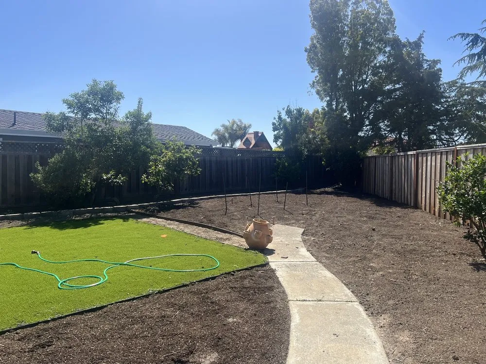 Custom yard cleanup service with custom design in Hayward, CA by Angular Landscaping