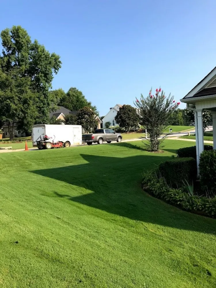 Professional landscape design in Fayetteville, GA by Anj Exterior Maintenance