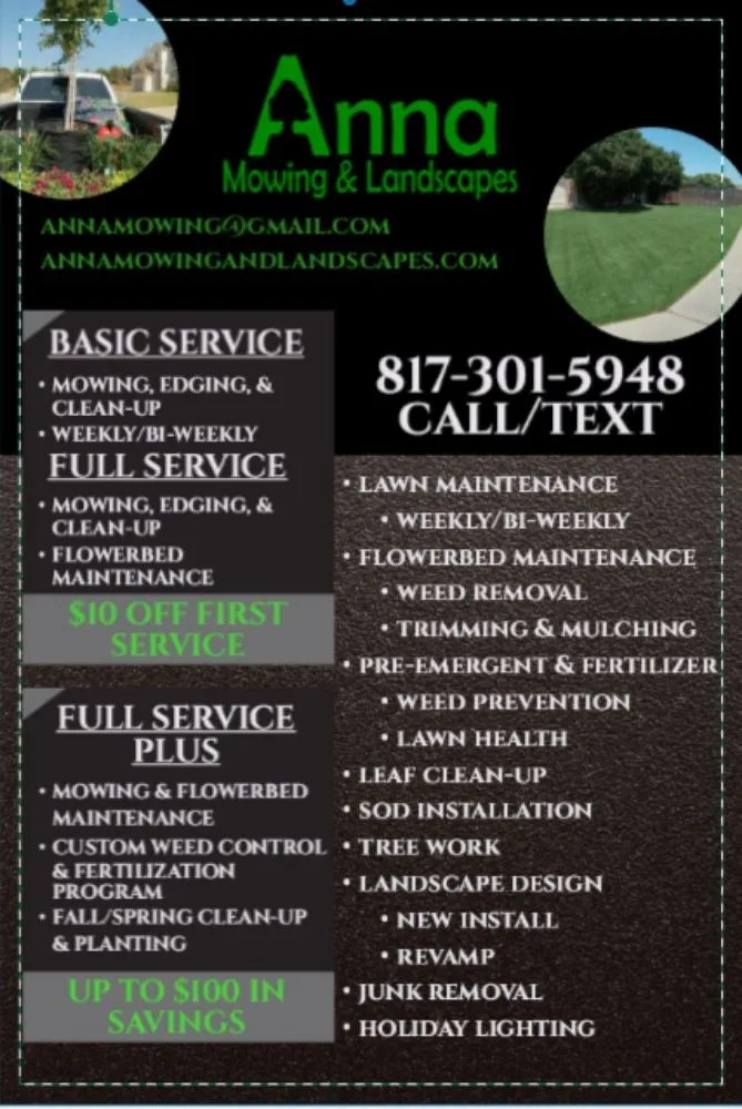 Trusted landscaping services for homes across Anna, TX - Anna Mowing and Landscapes