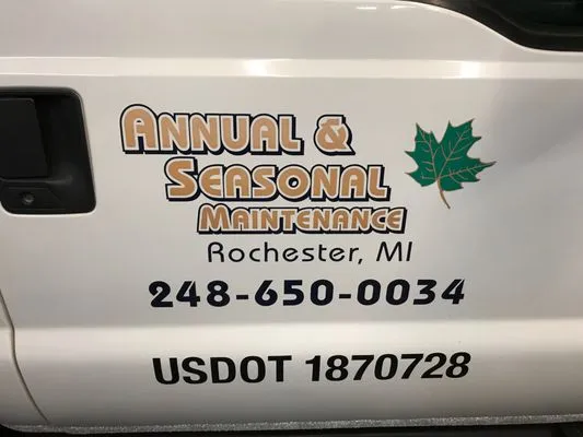 Annual & Seasonal Maintenance Logo