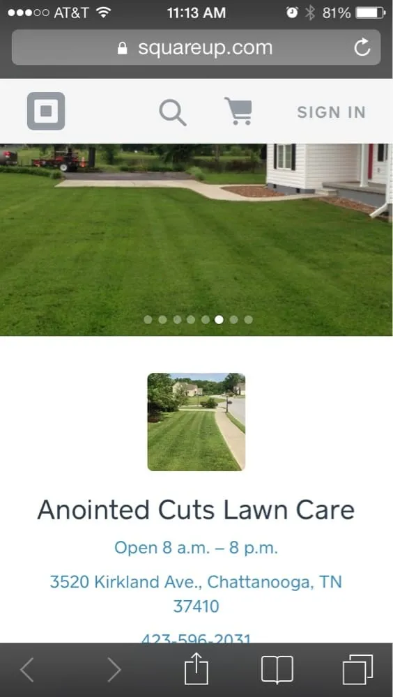 Custom garden landscaping in Chattanooga, TN by Anointed Cuts Lawn Care
