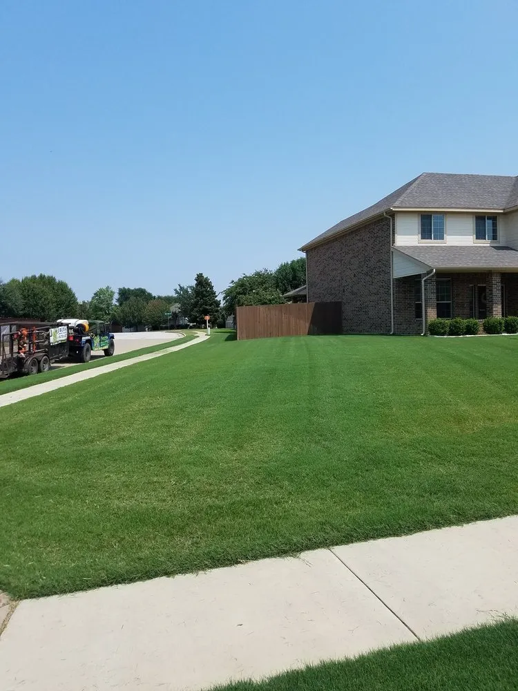 Custom lawn mowing service in Newark, TX by Anointed Lawncare The Weed Killers