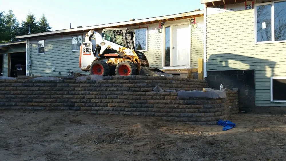 Custom outdoor landscaping for outdoor upgrades in Fridley, MN by Anoka Lawn