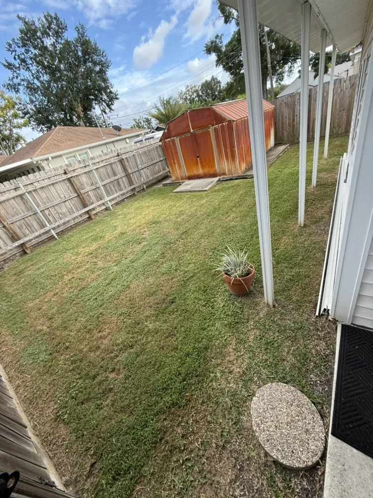 Trusted lawn mowing service for year-round maintenance in Metairie, LA by Anonymous Landscape