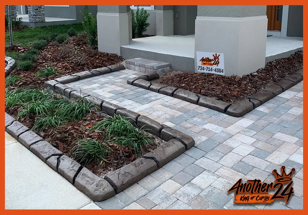 Expert landscape design in New Castle, PA by Another 24 Curbing