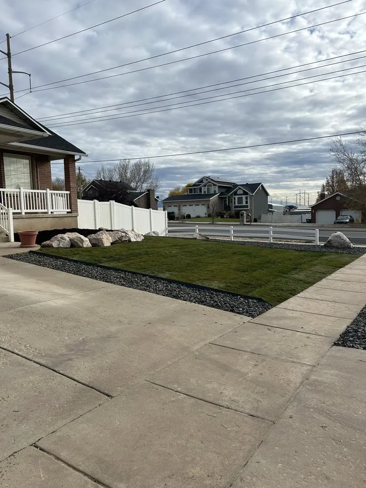 Local yard maintenance with custom design across Clearfield, UT - Ansell’s sprinkler landscape