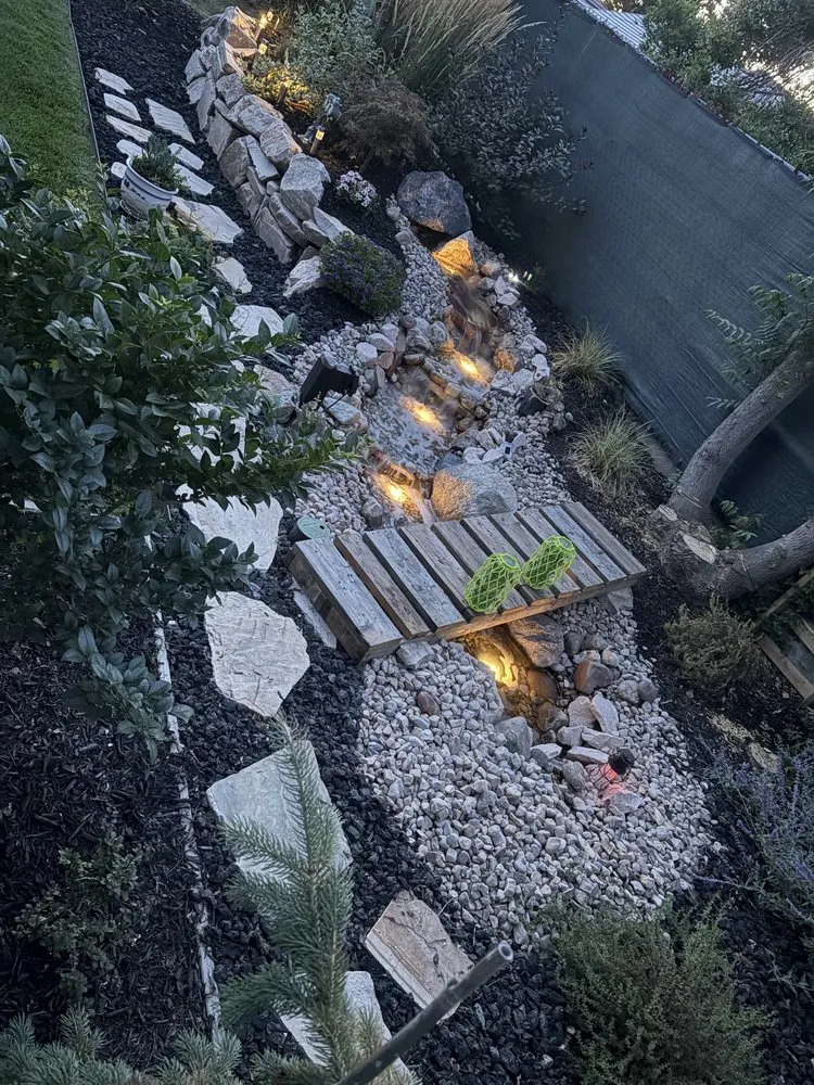 Local lawn mowing service in Clearfield, UT - Ansell’s sprinkler landscape