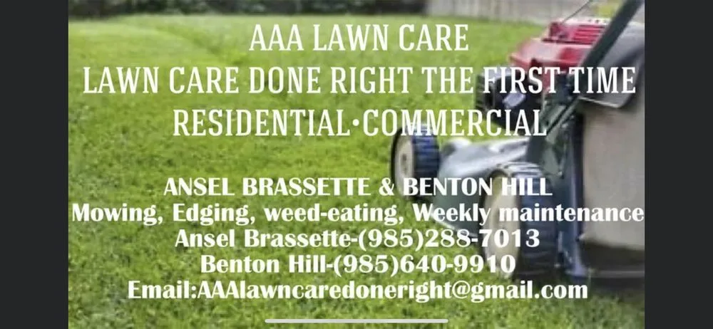 Custom yard cleanup service for beautiful yards across Slidell, LA - Ansels Lawn Care and Maintenance