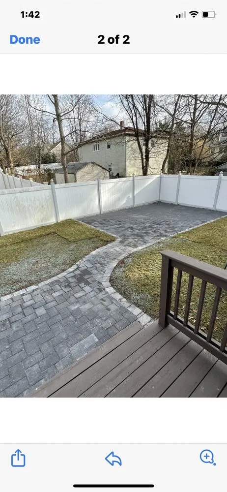 Custom landscape installation for year-round maintenance in Clark, NJ by Anthony Fischetti Landscaping