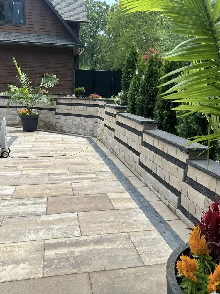 Custom lawn mowing service in Greeley, PA by Anthony Group Hardscapes