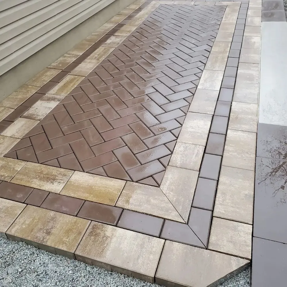 Custom garden landscaping for residential properties in Greeley, PA by Anthony Group Hardscapes